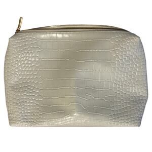 Staud Croc Zipper Pouch Bag